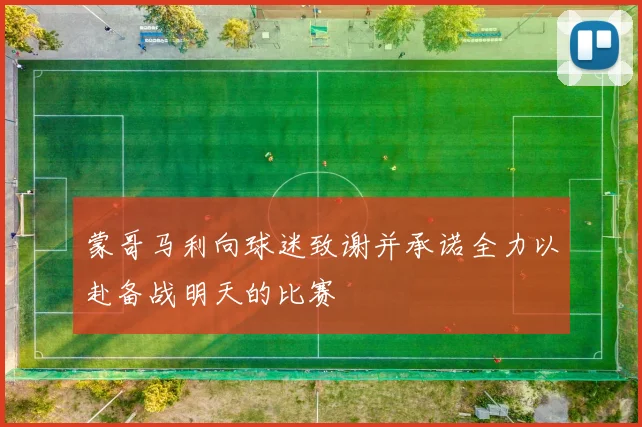 蒙哥马利向球迷致谢并承诺全力以赴备战明天的比赛